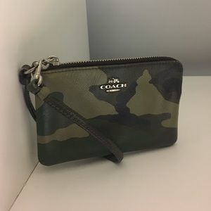 Army coach mini wristlet